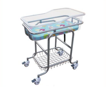 不锈钢/钢制倾斜婴儿床