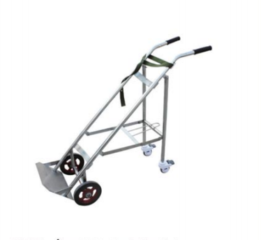 C55全不锈钢氧气瓶推车