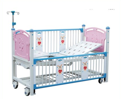 A25 KEC-01 栅栏式豪华平板儿童床 (双摇|带轮|护栏)